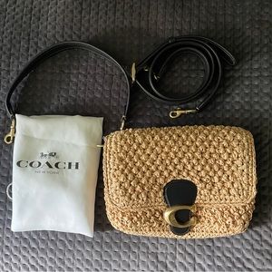 Coach Soft Tabby Shoulder Bag in Straw